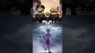 Minion Police vs Pikachu, Raichu, Venusaur, Cherizard, Blastoise, Mewtwo, Gyarados