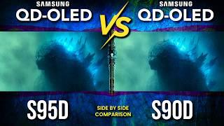 Samsung S95D vs S90D QD OLED | 2024 TV Comparison