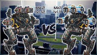 [WR]  Rime (Mk1-11) VS Pinata (Mk2-12) – Comparison | War Robots