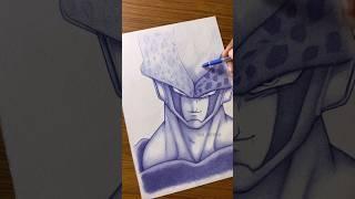 Cell Pen Drawing By SK Art |  Dragon ball z #drawing #anime #penart