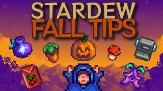 10 FALL Tips & Tricks for Stardew Valley (1.6)