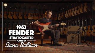 1963 Fender Stratocaster played by Quinn Sullivan  | Live at Carter Vintage Guitars | Nashville, TN