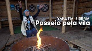 Como as pessoas vivem em uma vila remota da Sibéria? Passeio pela vila, Yakutia