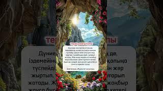 Терең мағыналы сөздер #нақылсөздер #данасөздер #цитатадня
