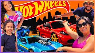️ FAMÍLIA MARINA E LUCAS EM UM SHOW DA HOT WHEELS ️