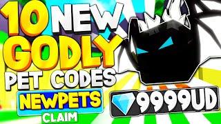 NEW 10 *SECRET GODLY PET* CODES in TAPPING LEGENDS (Roblox Codes)