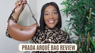 PRADA ARQUÉ BAG REVIEW + WHAT FITS #review