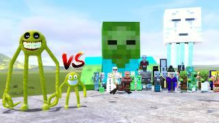 ROBLOX INNYUME SMILEY'S STYLIZED NEXTBOT VS MINECRAFT NPCS!! in Garry's Mod!