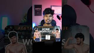 Home Workouts to Build an “Aesthetic Physique “  in Tamil #aesthetic #gym #fitness