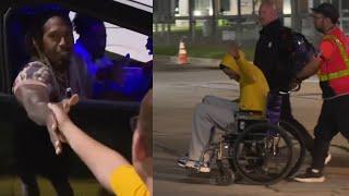Tyrese Haliburton in wheelchair as Pacers fans greet team at airport after losing Finals