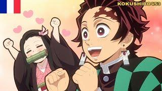 Nezuko et Tanjiro sont fans de Mitsuri |Demon slayer saison 3 VF|