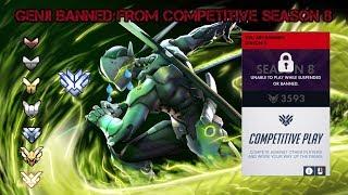 FRAGGED SO HARD BLIZZARD BANNED ME (Genji Banned From Competitive)