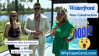 Waterfront New Construction homes in Cape Coral starting in the 400s? YES!  Lakeviews from $650K