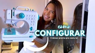 Tutorial de Como Mexer na Mini Máquina de Costura Portátil