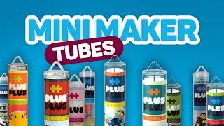 Plus-Plus Mini Maker Tubes - 70 pieces in travel-friendly tube - build Unicorn, Alien, Robot & more!