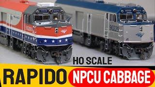Fresh for 2025: Rapido's Amtrak Cabbage NPCUs w/ DCC & ESU LokSound | HO Scale Unboxing & Operation