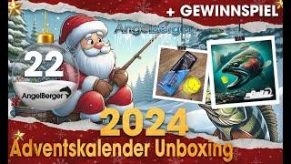 2024 Angel Berger Adventskalender Unboxing Türchen 22 Vorstellung Angel  Weihnachtskalender Angeln