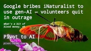 Google bribes iNaturalist to use generative AI — volunteers quit in outrage