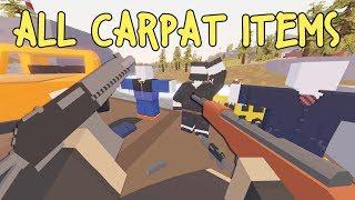 ALL NEW CARPAT ID'S (Items & Vehicles) | Unturned