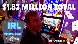 Xposed and The Gang Go Slot Hunting With $1.86 Million #reaction