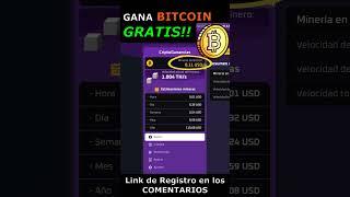 ⭐Gana BITCOIN GRATIS🪙MINERÍA de CRIPTOMONEDAS GRATISMejor MINERÍA en la NUBE SIN INVERTIR 2024