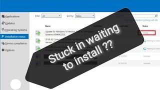 Fix for software updates stuck in waiting to install in software center ll SCCM Lecture - Part 2