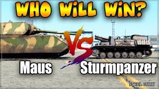 WAR THUNDER: MAUS VS STURMPANZER II (WHO WILL WIN?)