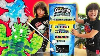 La MAQUINA MISTERIOSA Goo Jit Zu Dino X-Ray TROLEA a Dani y Evan