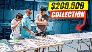 World’s Largest Father-Son Sports Cards Collection??? (Kobe, Ronaldo, Magic Johnson)