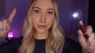 ASMR Detailed Cranial Nerve Exam, Relaxing Doctor Roleplay | Eyes, Ears, Facial Nerve Tests