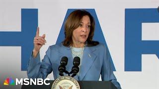 Vice President Kamala Harris looks to make history again