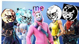 Me vs  try hards at my  school Fortnite playground