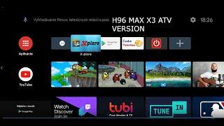 H96 max X3- ATV VERZIA ROM