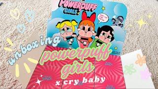 UNBOXING POP MART THE POWERPUFF GIRLS X CRY BABY PLUSH BLIND BOX! *channel name change announcement*