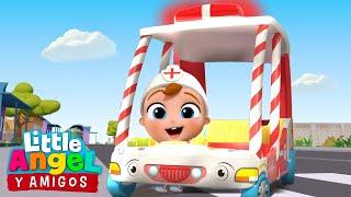 Las Ruedas De La Ambulancia   | Canciones Infantiles | Little Angel Y Amigos