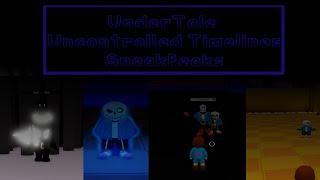 UnderTale Uncontrolled Timelines Sneakpeeks