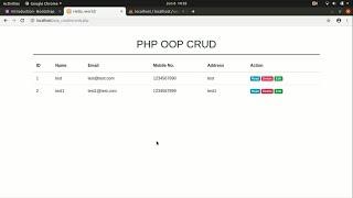 PHP OOP CRUD TUTORIAL