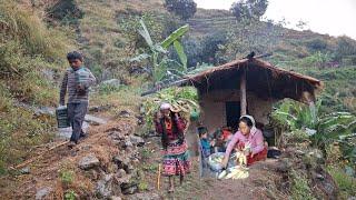 This is Himalayan Most Relaxing Nepali Village Lifestyle | Hari Rokaya Village Poor People Lifestyle