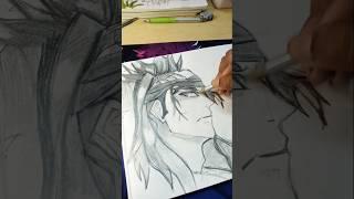drawing of renji abarai #anime #bleach#renji#plzsubscribe