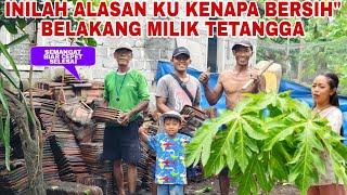 INILAH ALASAN KU KENAPA BERSIH" BELAKANG RUMAH MILIK TETANGGA