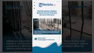 Sniper Hamas Menggila Tentara Zionis Dibidik saat Intip Jendela