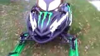 Arctic Cat Firecat F7 Monster Energy with Speedwerx Silencer