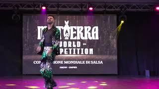 Mi Tierra World Competition 2024    Salsa   Solo Adult Show e Impro   SHOW  Semifinale   Cristian Gr