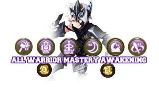 All Warrior Mastery Awakening [Mastery III & Mastery IV ] [CC] - Dragon Nest M #AKMJ_Gaming