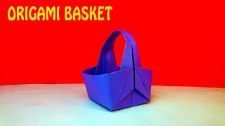 PAPER BASKET | Origami tutorial by Magic Folds| 4K ️️️