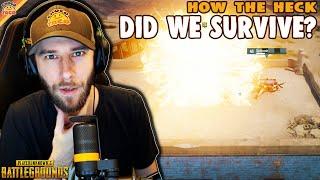 How the Heck Did We Survive This? ft. HollywoodBob | chocoTaco PUBG Miramar Duos Gameplay