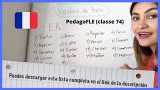 45 Verbos MAS BASICOS [FRANCES] y COMO conjugar en presente - Clase 74