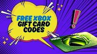 Free Xbox Gift Card Codes