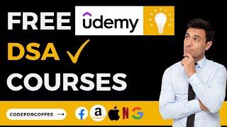 Free Data Structures and Algorithms courses on Udemy | DSA for free #dsa #faang #AnkitOjhaCoding