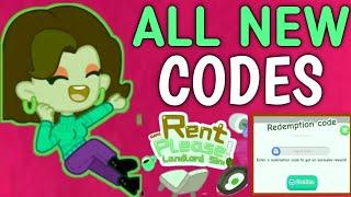 EVENT  RENT PLEASE LANDLORD SIM REDEMPTION CODES 2023 - RENT PLEASE LANDLORD SIM REDEEM CODES 2023